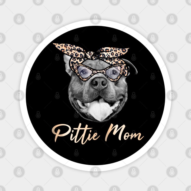 Pittie Mom Magnet by PrettyPittieShop